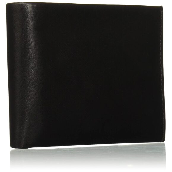 Perry Ellis Men 1624 Portfolio RFID Smooth Passcase, Black, 1-SZ